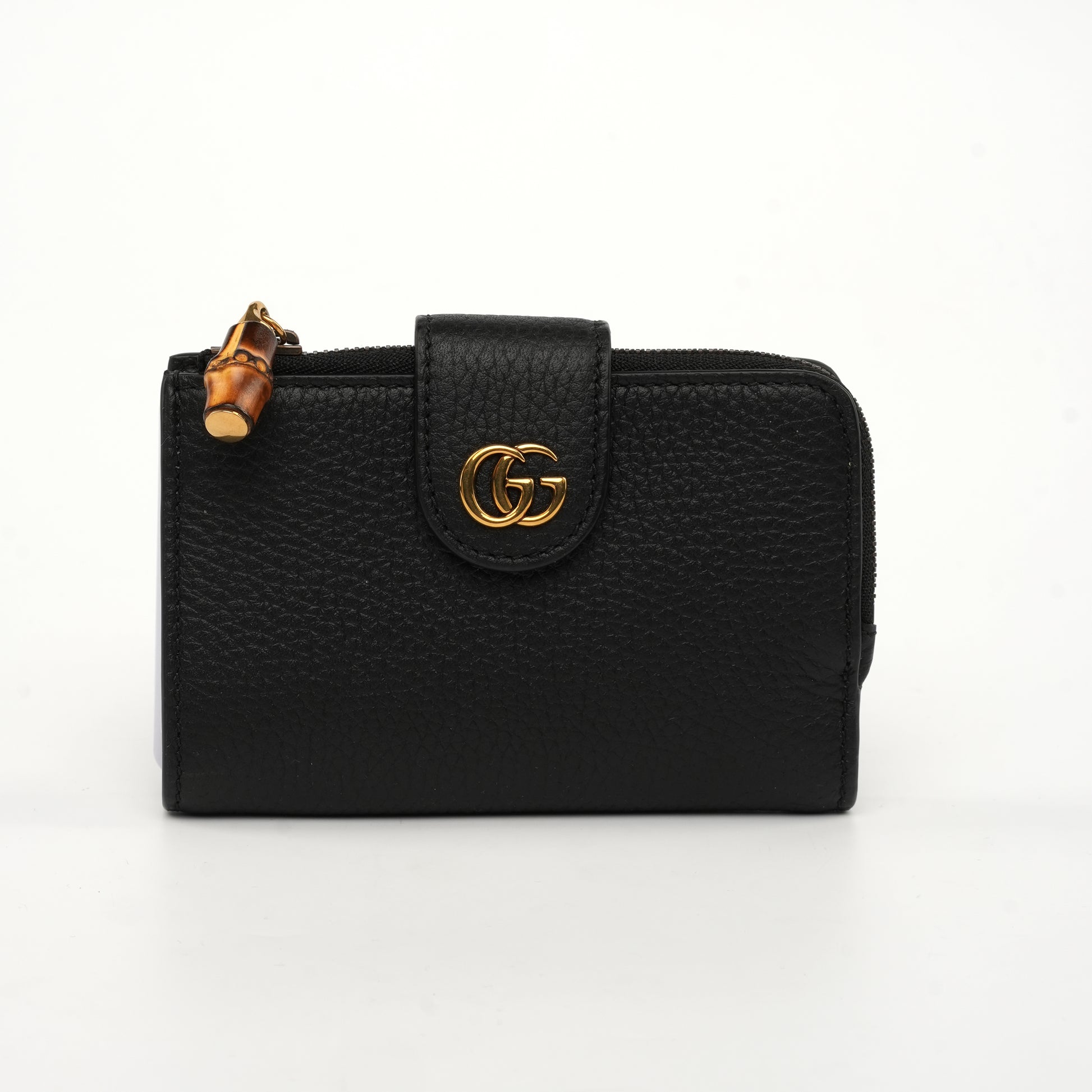 Portafoglio Gucci con Doppia G e bambù