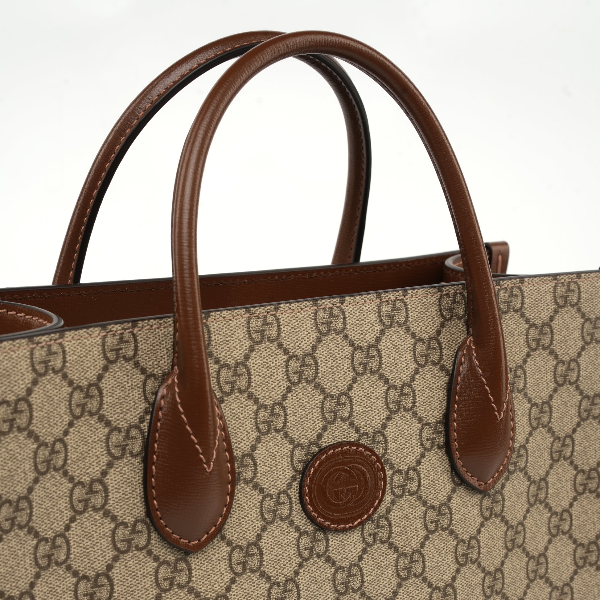 Borsa Gucci tote GG canvas