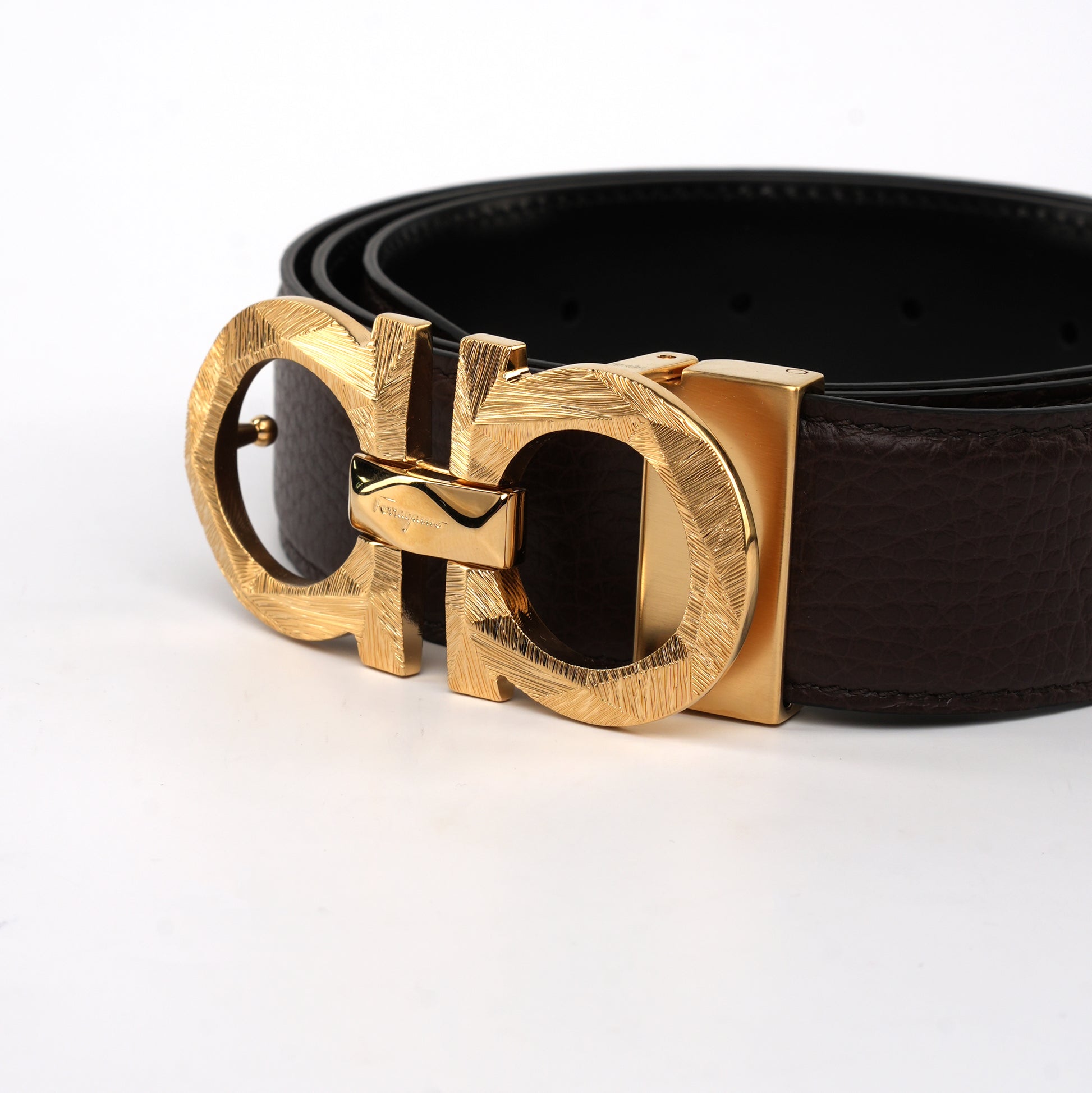 Cintura Ferragamo reversibile Gancini