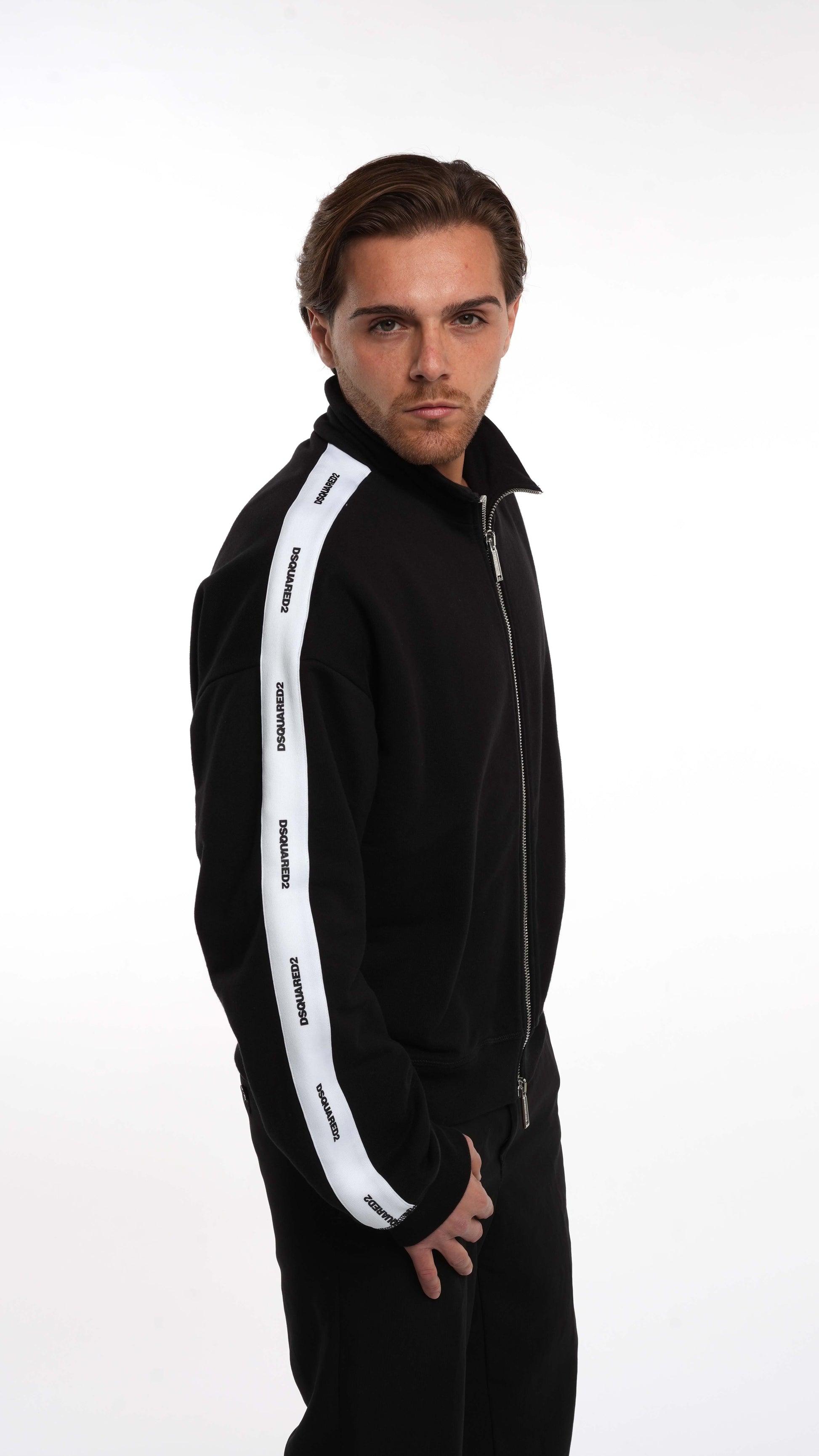 Felpa con zip Dsquared2