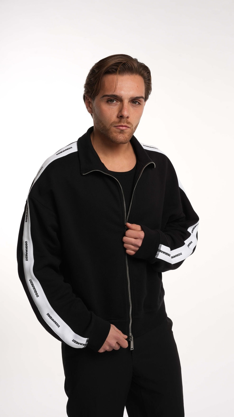 Felpa con zip Dsquared2