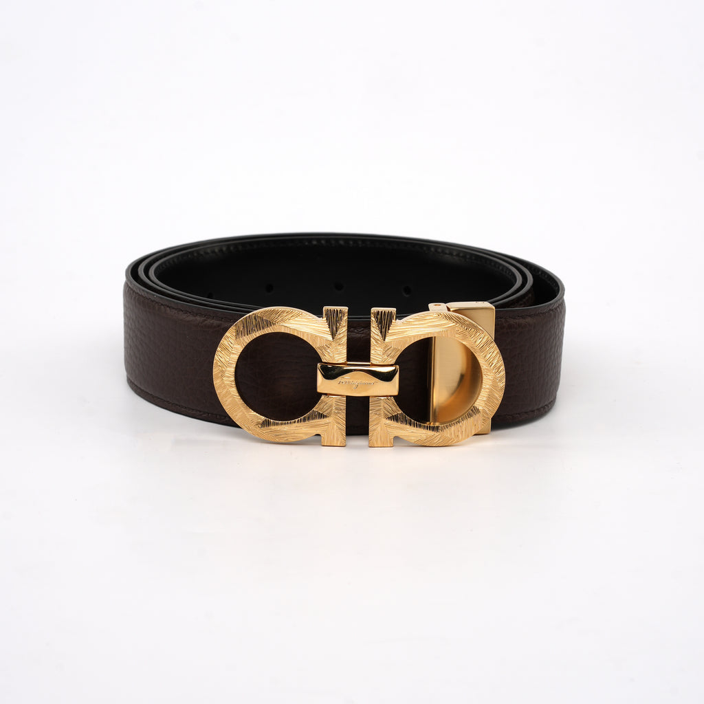 Cintura Ferragamo reversibile Gancini