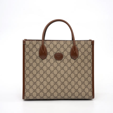 Borsa Gucci tote GG canvas