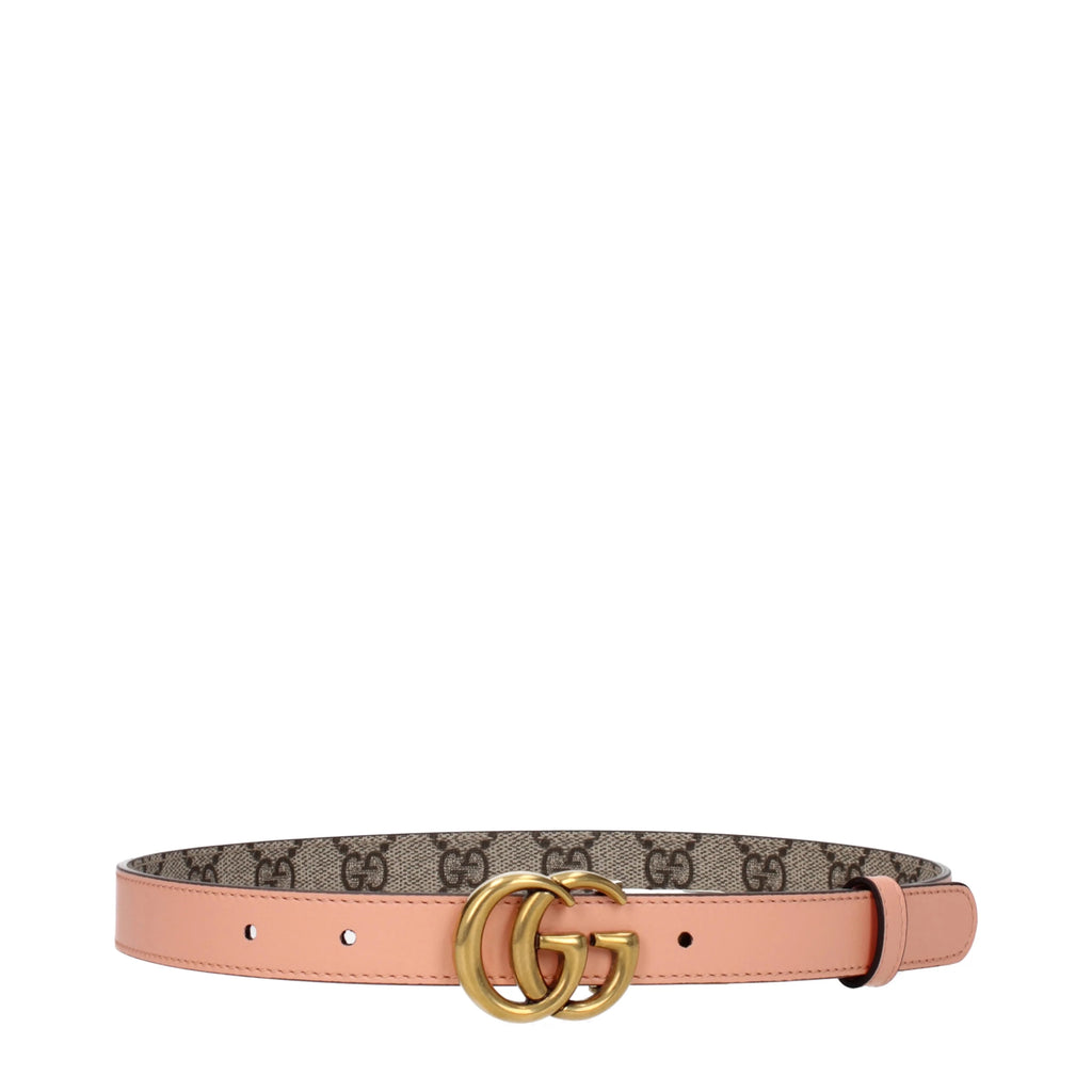 Cintura Gucci sottile reversibile GG Marmont
