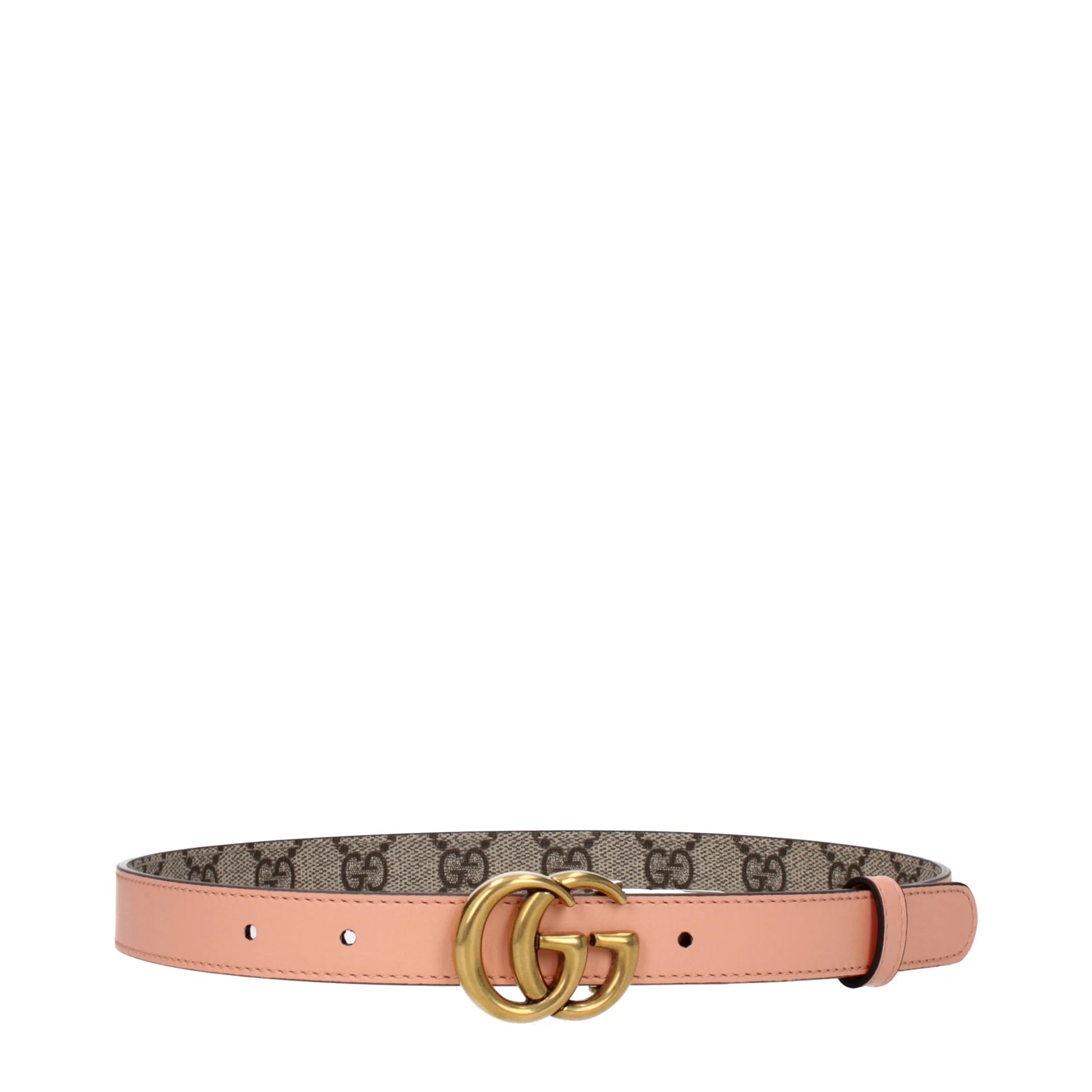 Cintura Gucci sottile reversibile GG Marmont